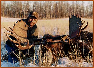 Stan Reiser with Trophy 53`Moose