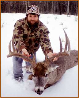 Stan Reiser - with a 181 Boone & Crockett Gross Whitetail